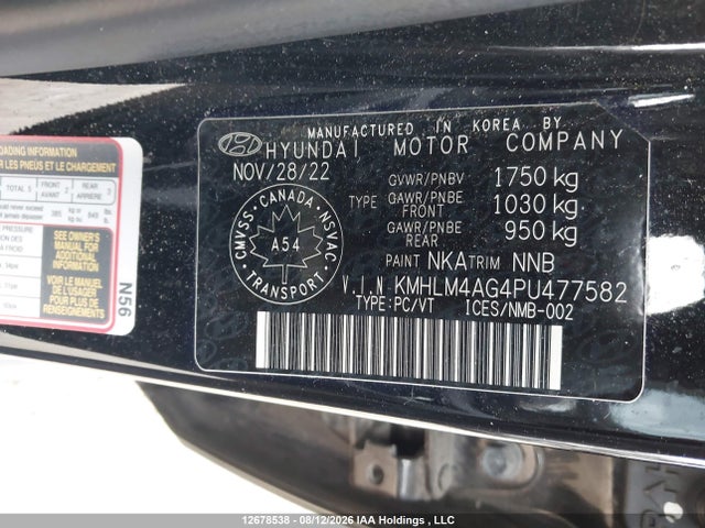 Hyundai ELANTRA SEL 2023 KMHLM4AG4PU477582 Image 9