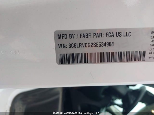 RAM Promaster 2500 2500 High 2025 3C6LRVCG2SE534904 Image 9