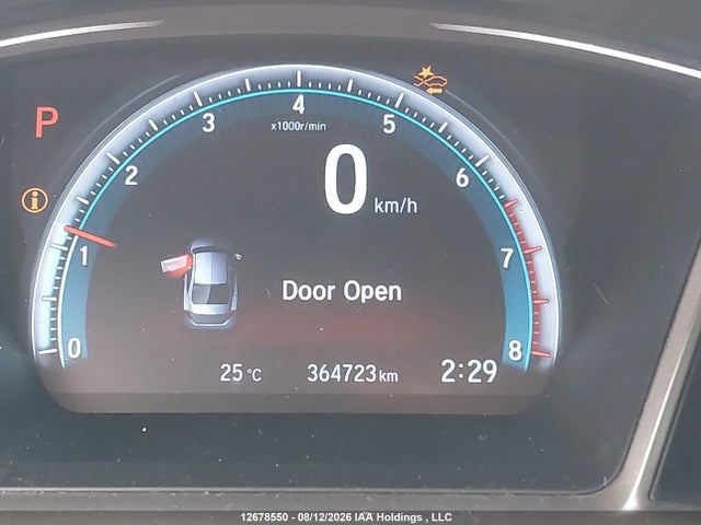 12678550 :رقم المزاد ، 2HGFC1F4XGH103712 vin ، 2016 Honda Civic Ex-t مزاد بيع