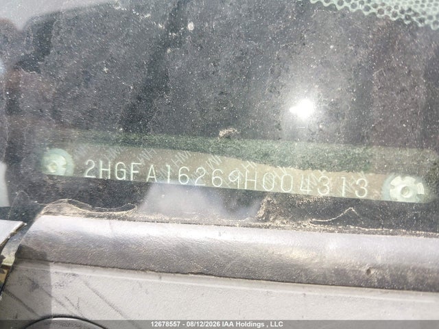 2009 Honda Civic Dx/dx-a მანქანა იყიდება აუქციონზე, vin: 2HGFA16269H004313, აუქციონის ნომერი: 12678557