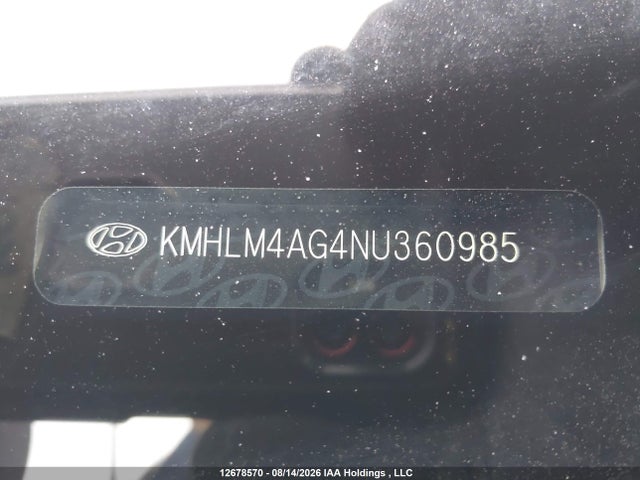 KMHLM4AG4NU360985 Hyundai Elantra Preferred Ivt With Sun And Tech Package