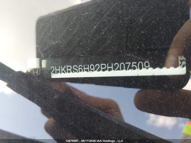 2023 Honda Cr-v Touring Hybrid მანქანა იყიდება აუქციონზე, vin: 2HKRS6H92PH207509, აუქციონის ნომერი: 12678597