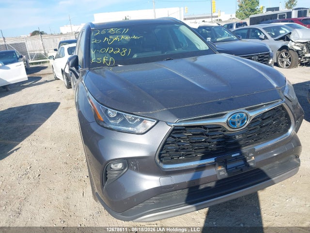 2020 Toyota Highlander Hybrid Limited მანქანა იყიდება აუქციონზე, vin: 5TDEBRCH5LS012281, აუქციონის ნომერი: 12678611