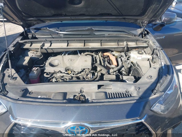 2020 Toyota Highlander Hybrid Limited მანქანა იყიდება აუქციონზე, vin: 5TDEBRCH5LS012281, აუქციონის ნომერი: 12678611