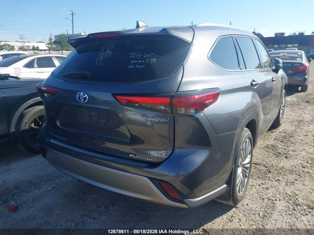 2020 Toyota Highlander Hybrid Limited მანქანა იყიდება აუქციონზე, vin: 5TDEBRCH5LS012281, აუქციონის ნომერი: 12678611