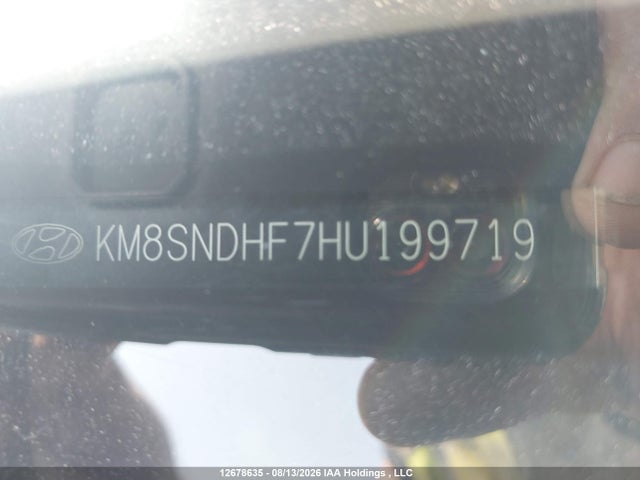 2017 Hyundai Santa Fe Se/limited მანქანა იყიდება აუქციონზე, vin: KM8SNDHF7HU199719, აუქციონის ნომერი: 12678635