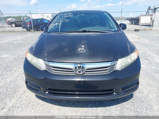 2012 Honda Civic Lx მანქანა იყიდება აუქციონზე, vin: 2HGFB2E56CH052674, აუქციონის ნომერი: 12678642