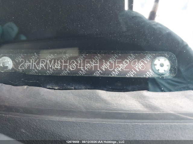 12678658 :رقم المزاد ، 2HKRM4H34FH105296 vin ، 2015 Honda Cr-v Lx مزاد بيع
