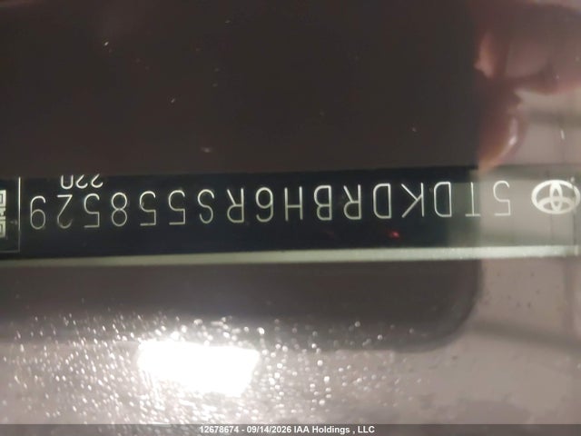 12678674 :رقم المزاد ، 5TDKDRBH6RS558529 vin ، 2024 Toyota Highlander Le/xle/xse/limited/platinum مزاد بيع