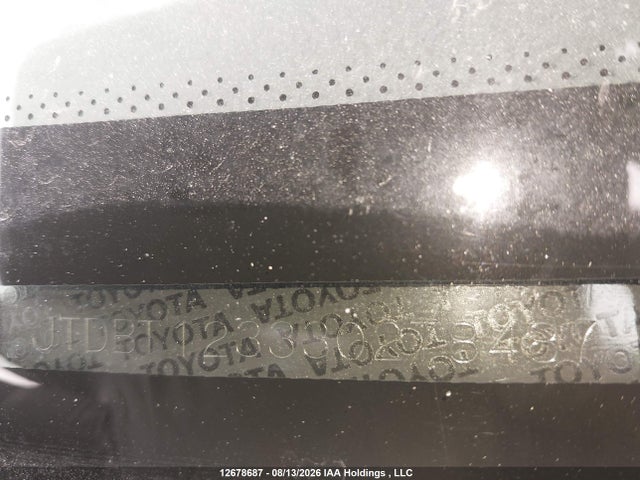 12678687 :رقم المزاد ، JTDBT123330278487 vin ، 2003 Toyota Echo مزاد بيع
