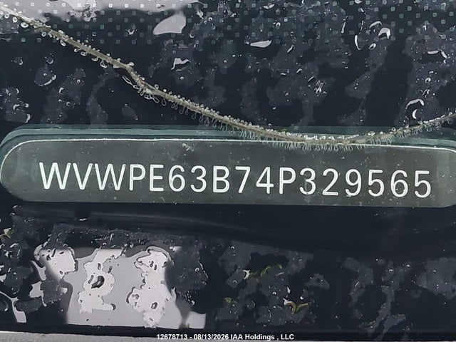 Aukcja sprzedaży 2004 Volkswagen Passat Gls Tdi, vin: WVWPE63B74P329565, numer aukcji: 12678713