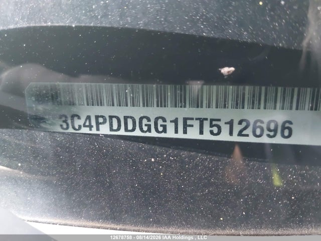 Aukcja sprzedaży 2015 Dodge Journey Crossroad, vin: 3C4PDDGG1FT512696, numer aukcji: 12678758