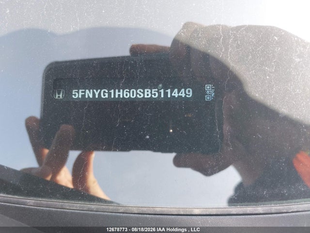 12678773 :رقم المزاد ، 5FNYG1H60SB511449 vin ، 2025 Honda Pilot Trailsport مزاد بيع