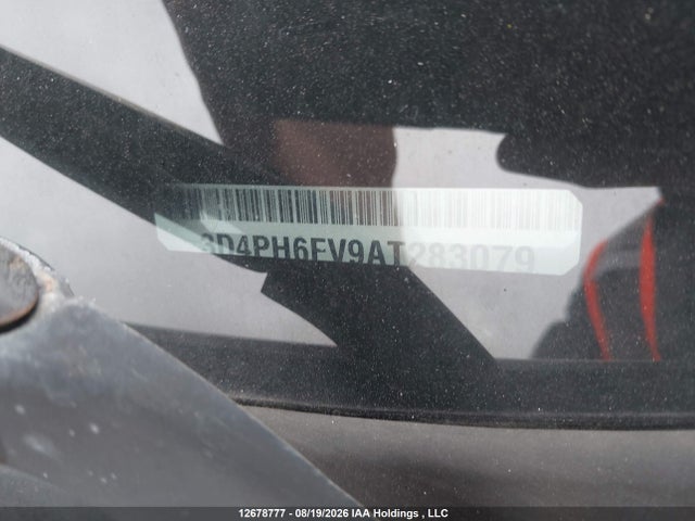 2010 Dodge Journey R/t მანქანა იყიდება აუქციონზე, vin: 3D4PH6FV9AT283079, აუქციონის ნომერი: 12678777