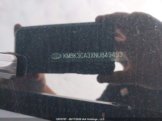 KM8K3CA3XNU849493 Hyundai Kona N Line
