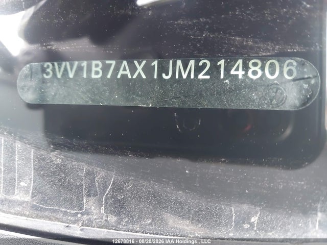 3VV1B7AX1JM214806 Volkswagen TIGUAN S