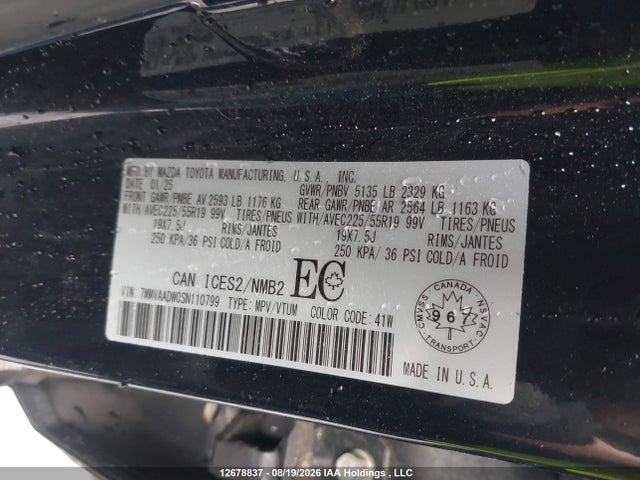 7MMVAADW0SN110799 Mazda Cx-50 Hybrid Gt