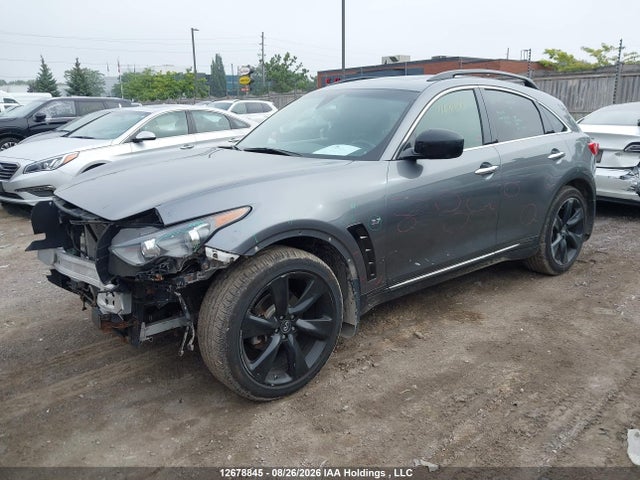 12678845 :رقم المزاد ، JN8CS1MW3GM752830 vin ، 2016 Infiniti Qx70 Sport مزاد بيع