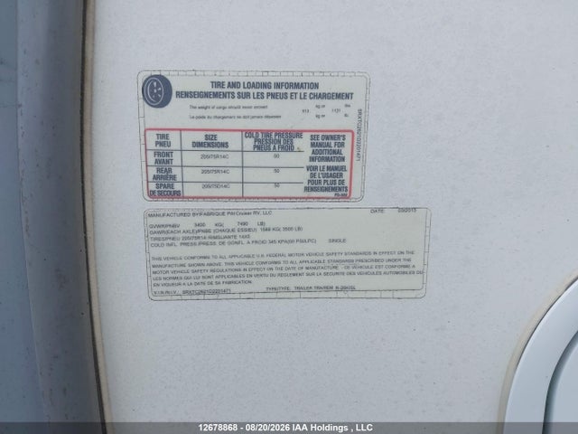 Продаж на аукціоні авто 2013 Cruiser , vin: 5RXTC2621D2201471, номер лоту: 12678868