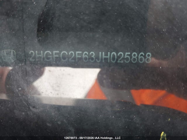 Honda CIVIC SE 2018 2HGFC2F63JH025868 Image 20