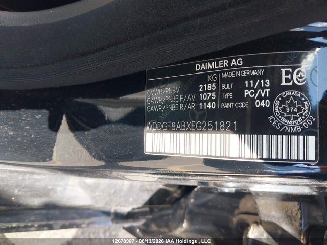 WDDGF8ABXEG251821 Mercedes-Benz C 300 4matic