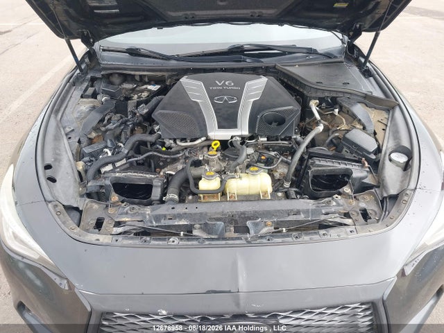 12678958 :رقم المزاد ، JN1FV7EL8HM702226 vin ، 2017 Infiniti Q60 3.0t Red Sport 400 مزاد بيع