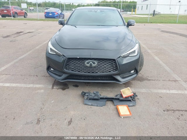 12678958 :رقم المزاد ، JN1FV7EL8HM702226 vin ، 2017 Infiniti Q60 3.0t Red Sport 400 مزاد بيع