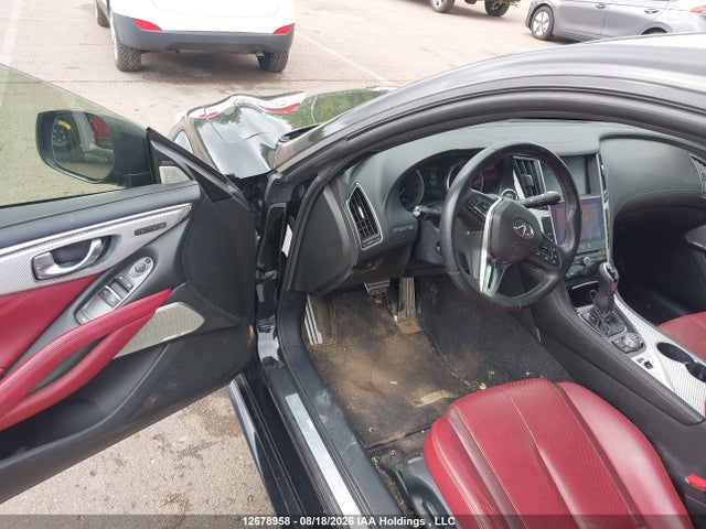 12678958 :رقم المزاد ، JN1FV7EL8HM702226 vin ، 2017 Infiniti Q60 3.0t Red Sport 400 مزاد بيع