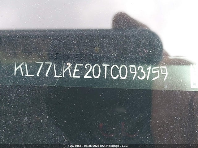KL77LKE20TC093159 Chevrolet Trax Activ Fwd