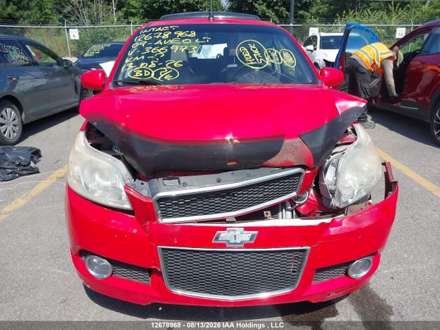 12678968 :رقم المزاد ، KL1TX65E49B366973 vin ، 2009 Chevrolet Aveo Lt مزاد بيع