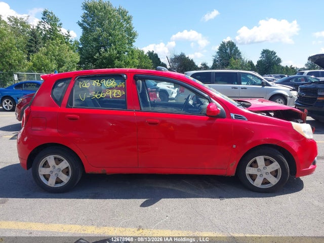 12678968 :رقم المزاد ، KL1TX65E49B366973 vin ، 2009 Chevrolet Aveo Lt مزاد بيع