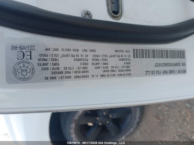 3C6RR7KG5NG374727 RAM 1500 Classic Tradesman