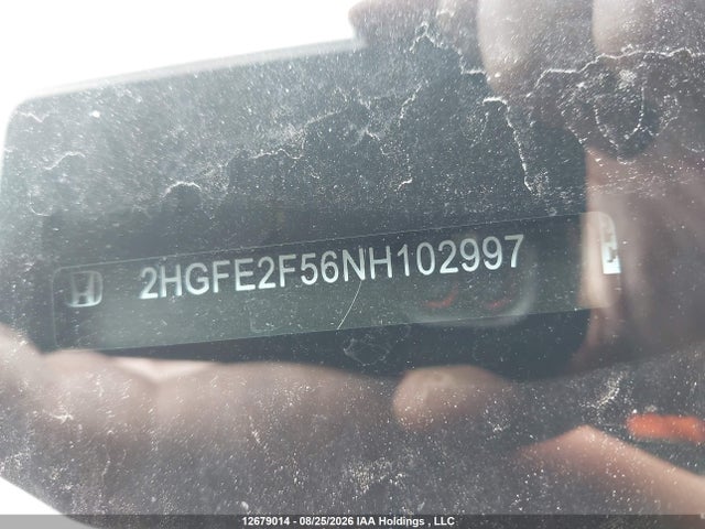 2HGFE2F56NH102997 Honda Civic Sport