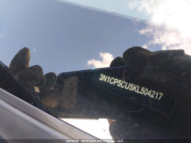 3N1CP5CU5KL504217 Nissan Kicks S/sr/sv