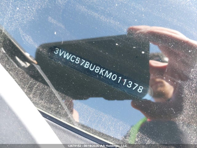 3VWC57BU8KM011378 Volkswagen Jetta S/se/r-line