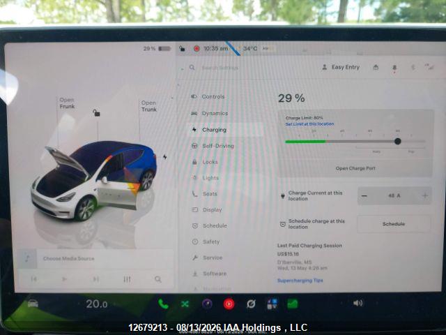 2023 Tesla Model Y Long Range მანქანა იყიდება აუქციონზე, vin: LRWYGDEE8PC230109, აუქციონის ნომერი: 12679213