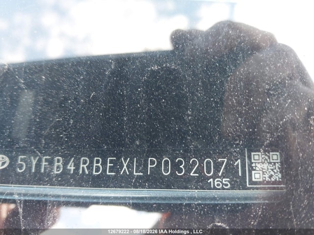 5YFB4RBEXLP032071 Toyota COROLLA SE