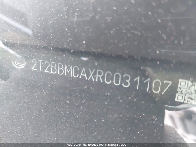 Продажа на аукционе авто 2024 Lexus Rx 350h, vin: 2T2BBMCAXRC031107, номер лота: 12679270