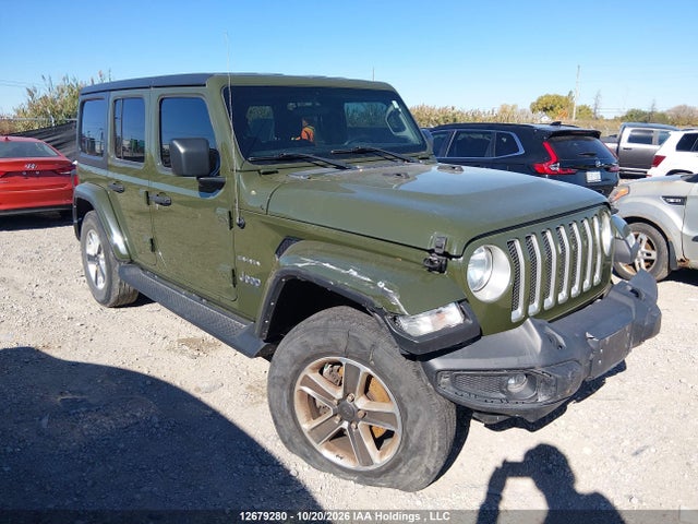 Продажа на аукционе авто 2021 Jeep Wrangler Unlimited Sahara, vin: 1C4HJXEN4MW677388, номер лота: 12679280