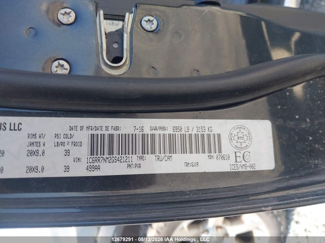 1C6RR7NM2GS421211 RAM 1500 Laramie