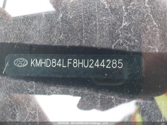 12679326 :رقم المزاد ، KMHD84LF8HU244285 vin ، 2017 Hyundai Elantra Se/value/limited مزاد بيع