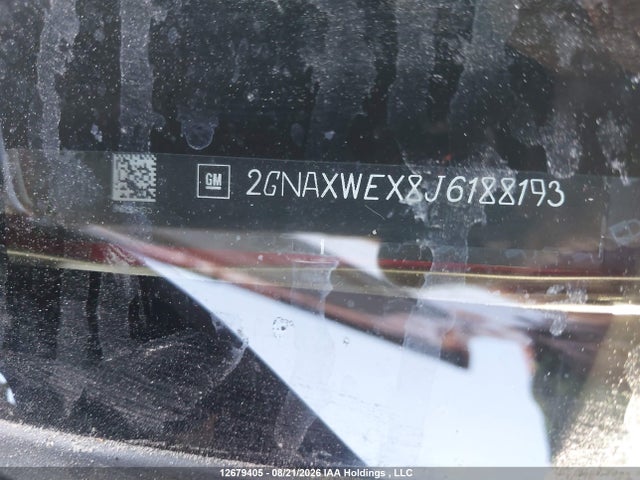 Продажа на аукционе авто 2018 Chevrolet Equinox, vin: 2GNAXWEX8J6188193, номер лота: 12679405