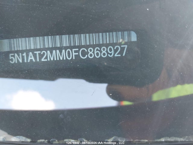 12679442 :رقم المزاد ، 5N1AT2MM0FC868927 vin ، 2015 Nissan Rogue S/sl/sv مزاد بيع