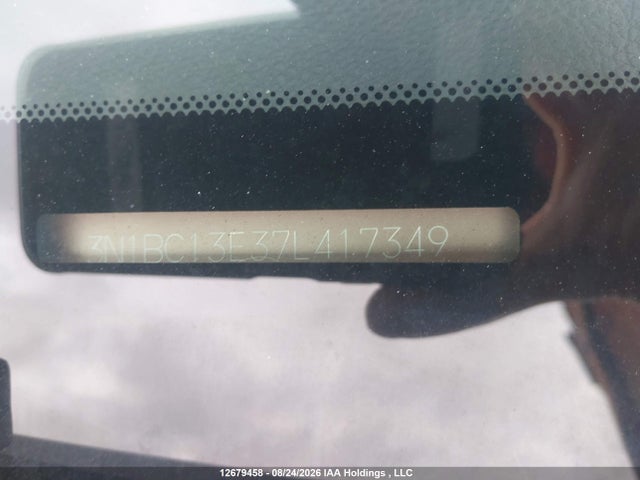 2007 Nissan Versa მანქანა იყიდება აუქციონზე, vin: 3N1BC13E37L417349, აუქციონის ნომერი: 12679458