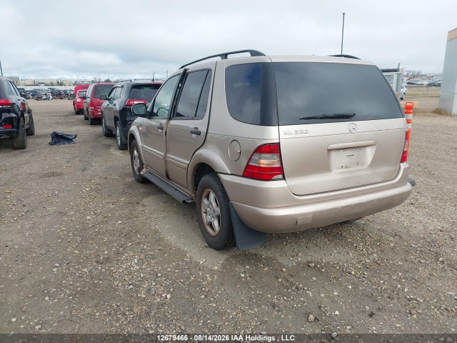 12679466 :رقم المزاد ، 4JGAB54E71A242549 vin ، 2001 Mercedes-benz Ml 320 مزاد بيع
