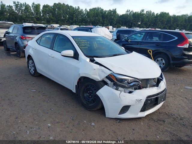 2015 Toyota Corolla Le მანქანა იყიდება აუქციონზე, vin: 2T1BURHE6FC432687, აუქციონის ნომერი: 12679510