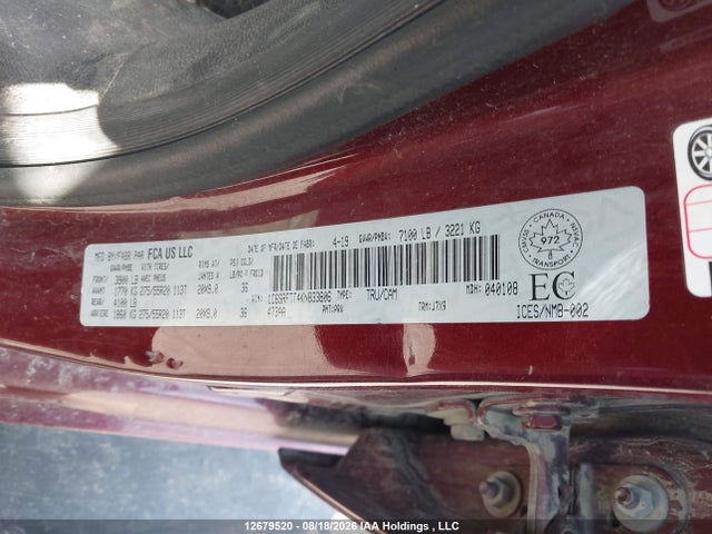 RAM 1500 Sport 2019 1C6SRFTT4KN833806 Image 19