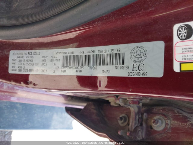 RAM 1500 Sport 2019 1C6SRFTT4KN833806 Image 9