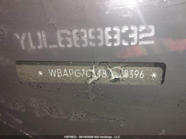 Aukcja sprzedaży 2011 Bmw 323i, vin: WBAPG7C54BA928396, numer aukcji: 12679523