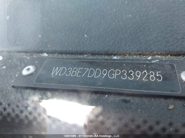 2016 Mercedes-benz Sprinter 2500 Standard Roof მანქანა იყიდება აუქციონზე, vin: WD3BE7DD9GP339285, აუქციონის ნომერი: 12651699